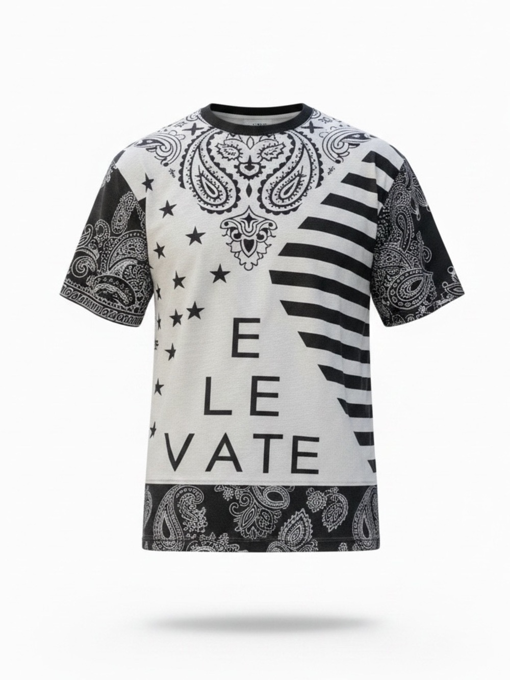 Track 23 NWOT Elevate Black & Gray Graphic Short Sleeve Tee